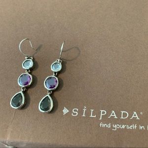 Silpada Plum Pretty Earrings